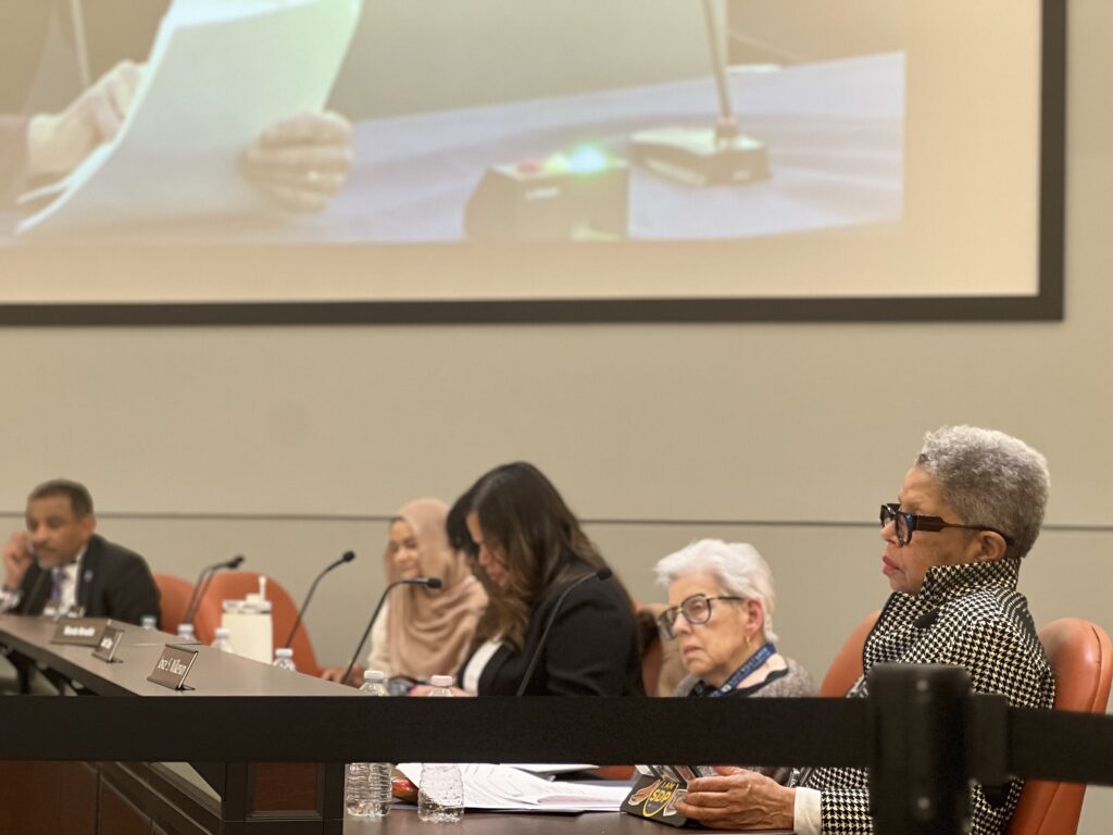 board members at a meeting