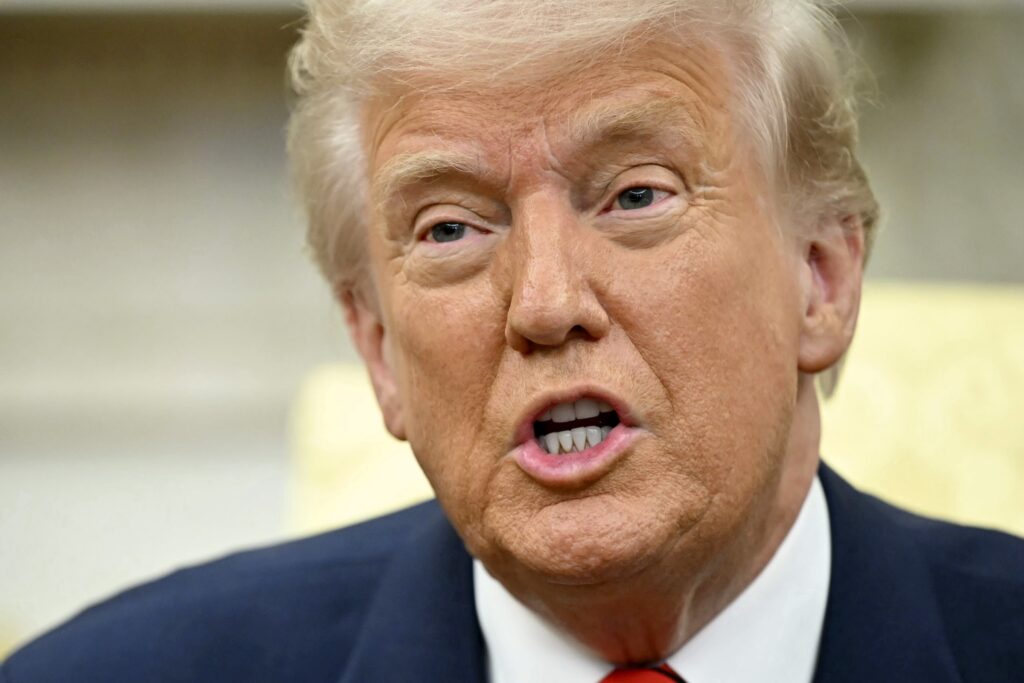 Donald Trump speaking