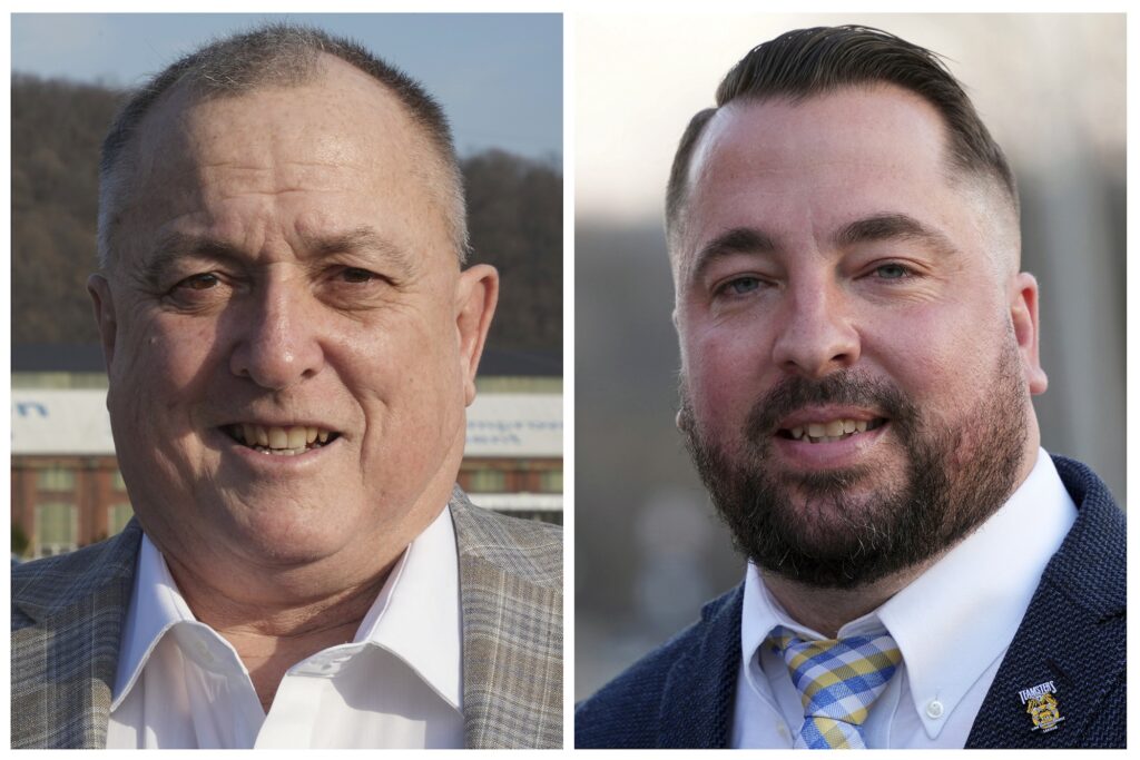 Election 2025-Pennsylvania Legislature Side by side headshots of Chuck Davis and Dan Goughnour
