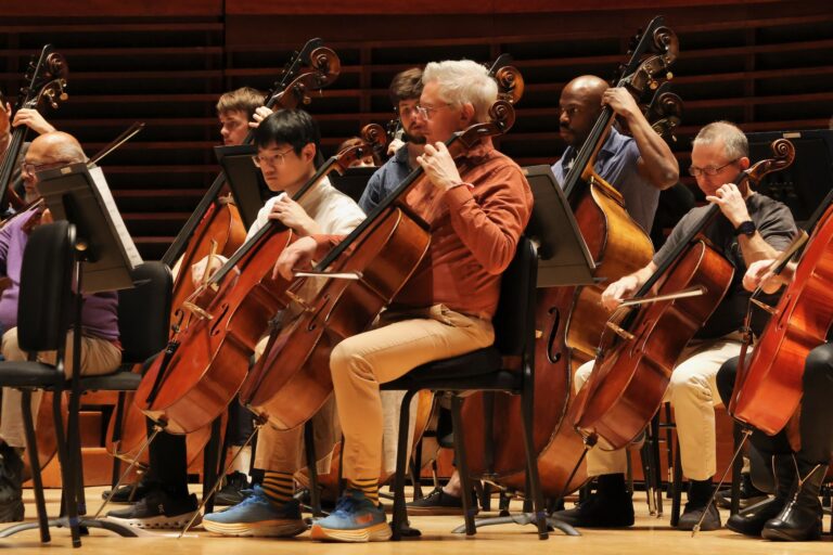 Philadelphia Orchestra rehearses