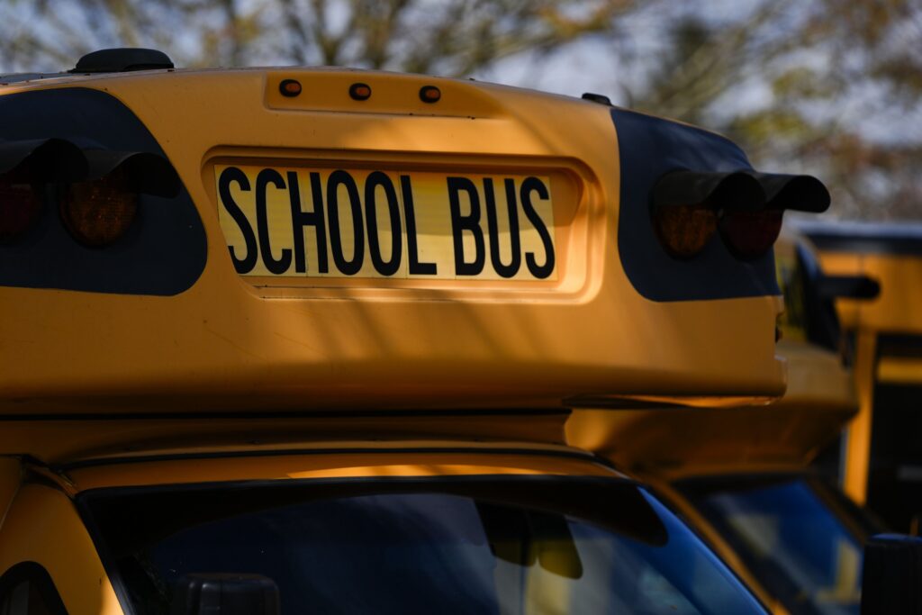 Portland Public Schools Bus A Portland Public Schools bus