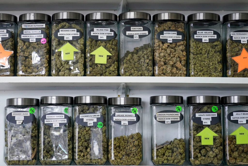 recreational-marijuana-weed-AP-file retail marijuana on shelves
