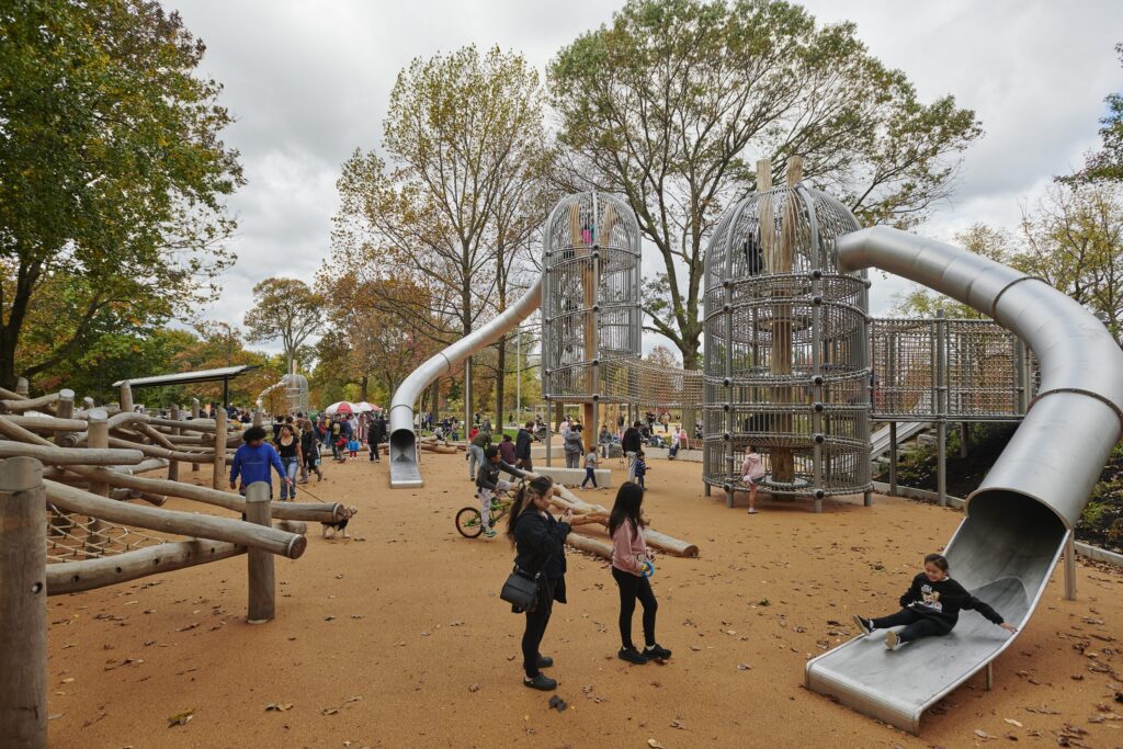 verna-playground-bp-031825 Treehouses at center of Verna Playground