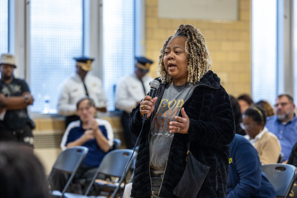 Joy Adams speaks