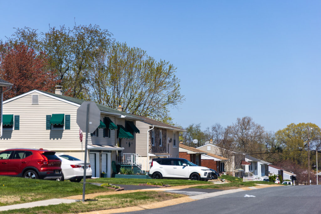 Homes in New Castle, Delaware. (Kimberly Paynter/WHYY) Homes in New Castle, Delaware.