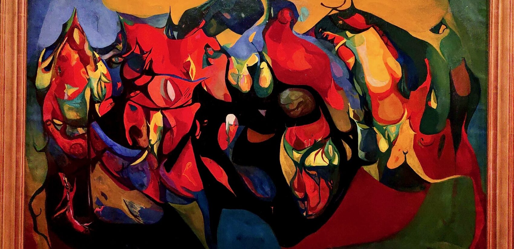 the painting Primordial Landscape