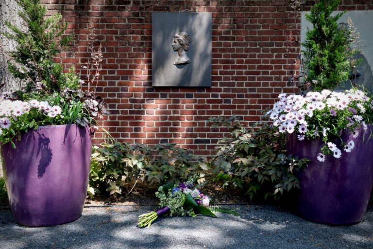 A bouquet of flowers at the Prince Edward event in Philadelphia