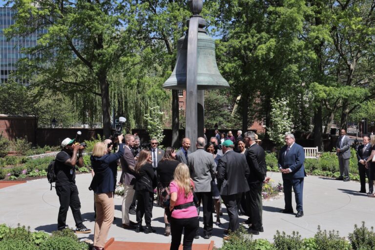 The Bicentennial Bell at the Prince Edward event in Philadelphia