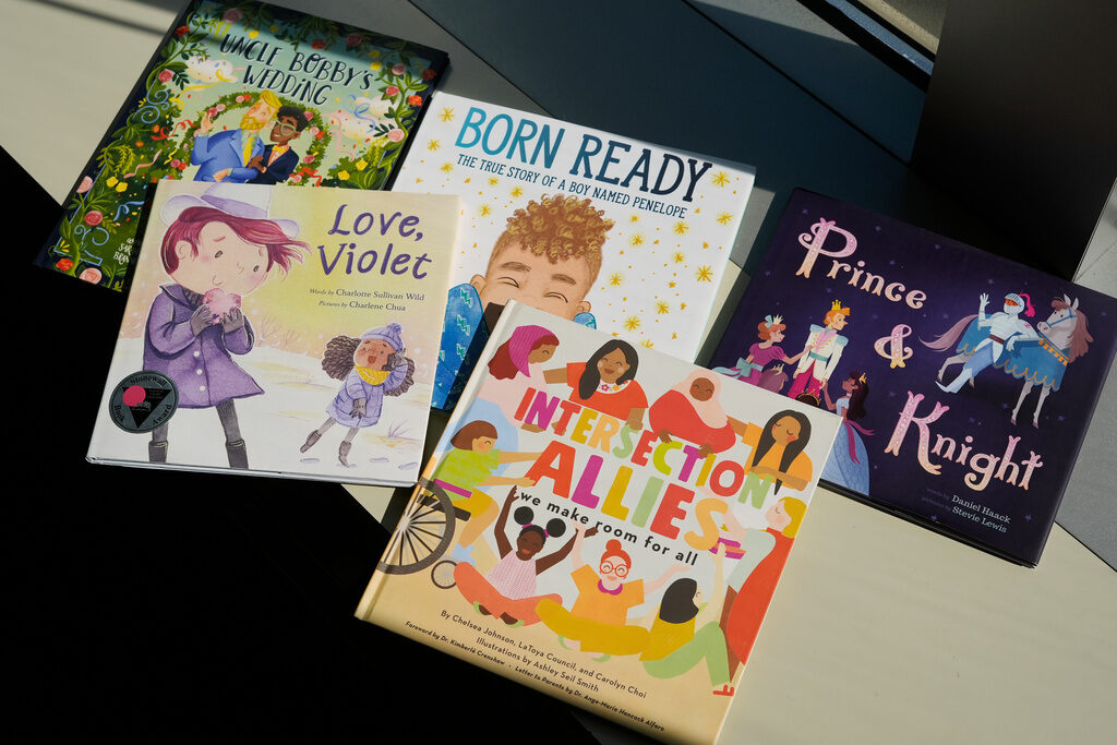 Supreme Court Public Schools LGBTQ Books A selection of books featuring LGBTQ characters