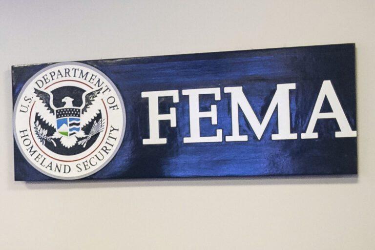 a FEMA sign