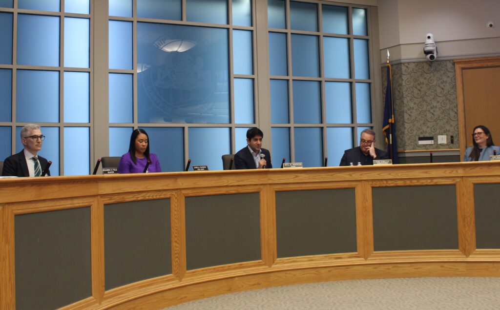 Montgomery County commissioners speaking