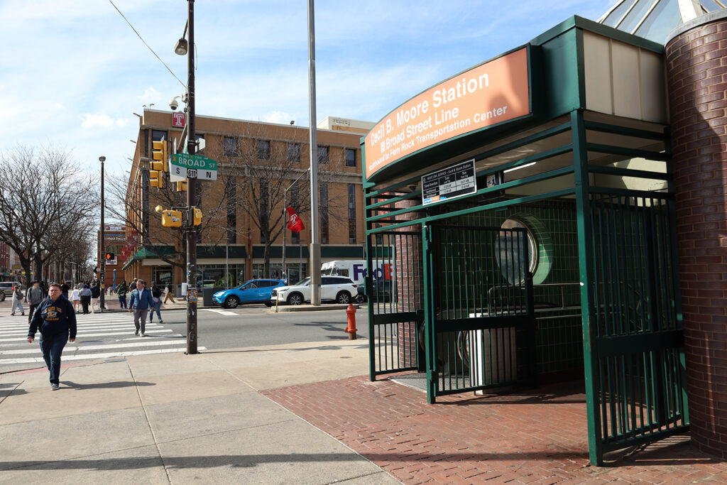 The Cecil B. Moore SEPTA station