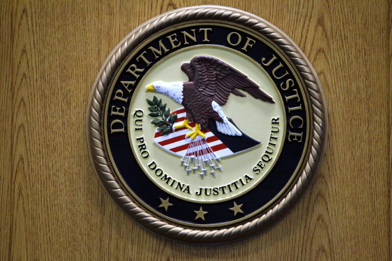 The Department of Justice logo
