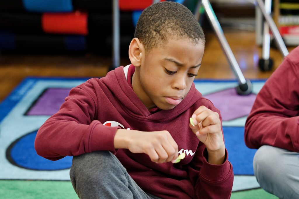 Nyseem Jackson, a student at Emlen Elementary School