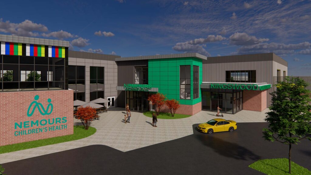 a rendering of the new community center