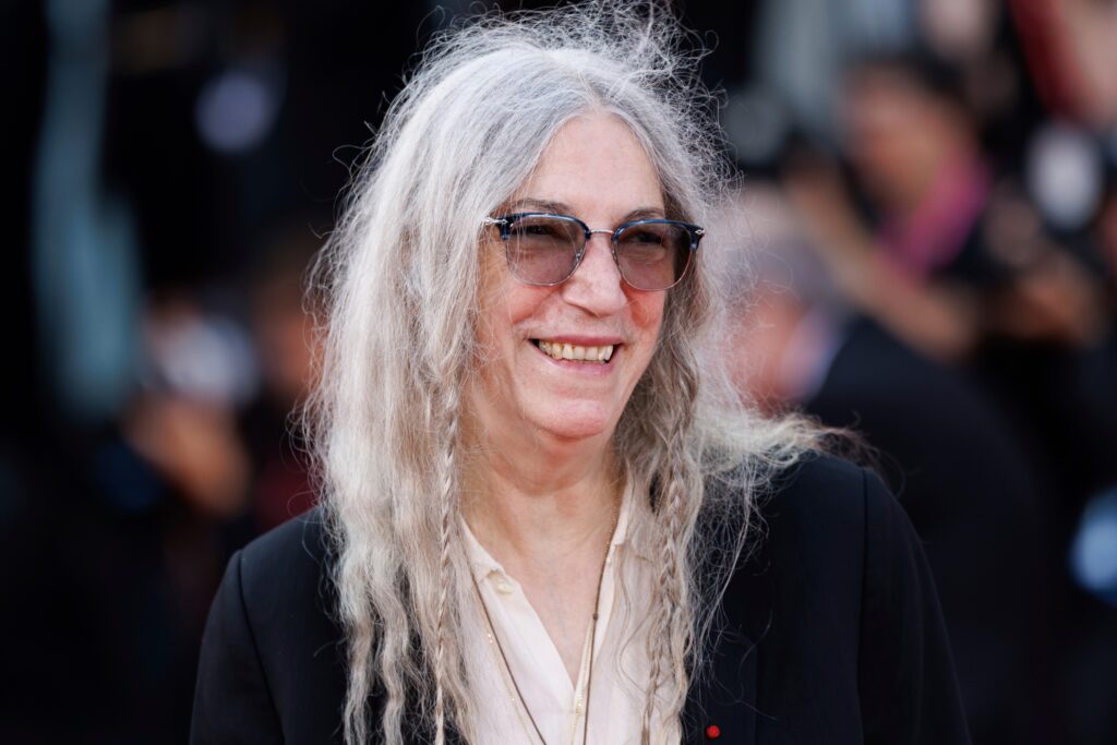 patti-smith-2024-08-28 Pati Smith smiles