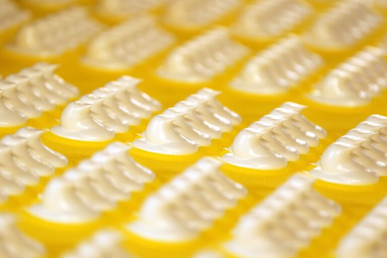 Peeps marshmallow treats move through the manufacturing process