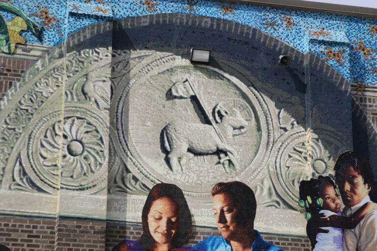The Holy Trinity mural in Philadelphia