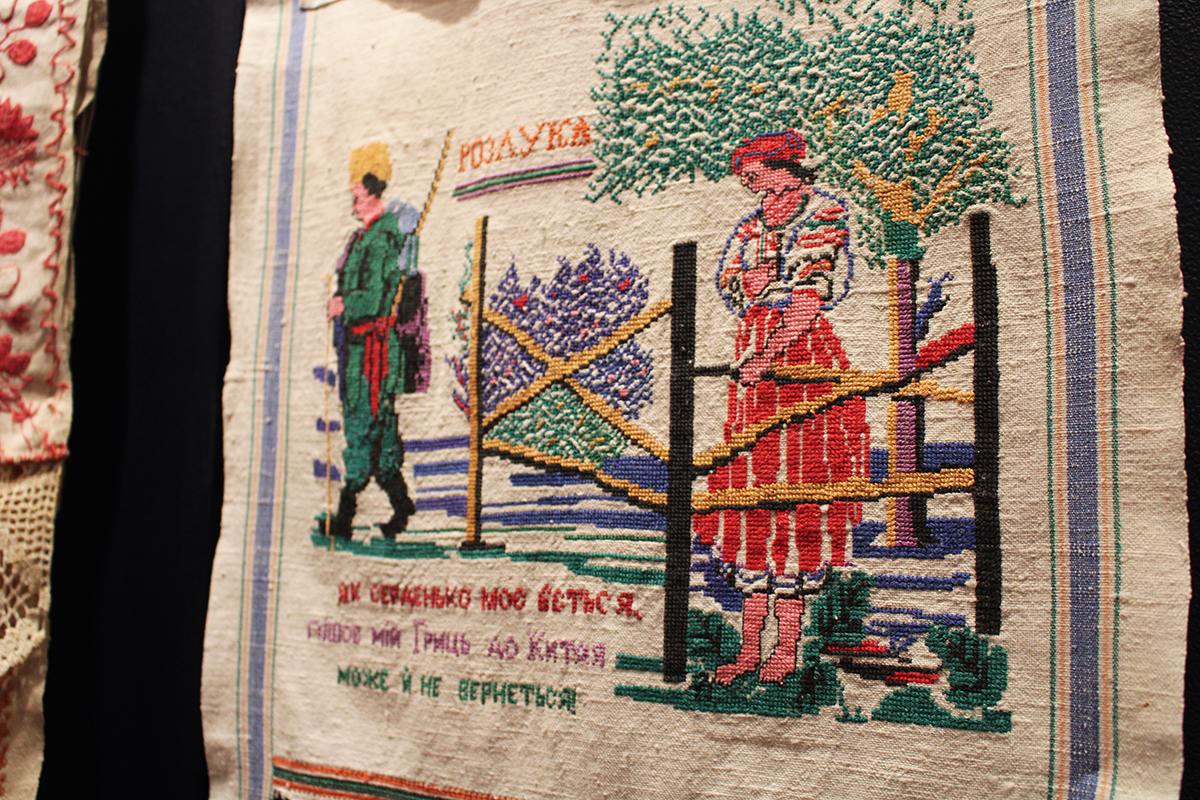 The rushnyky, or sacred Ukrainian textiles