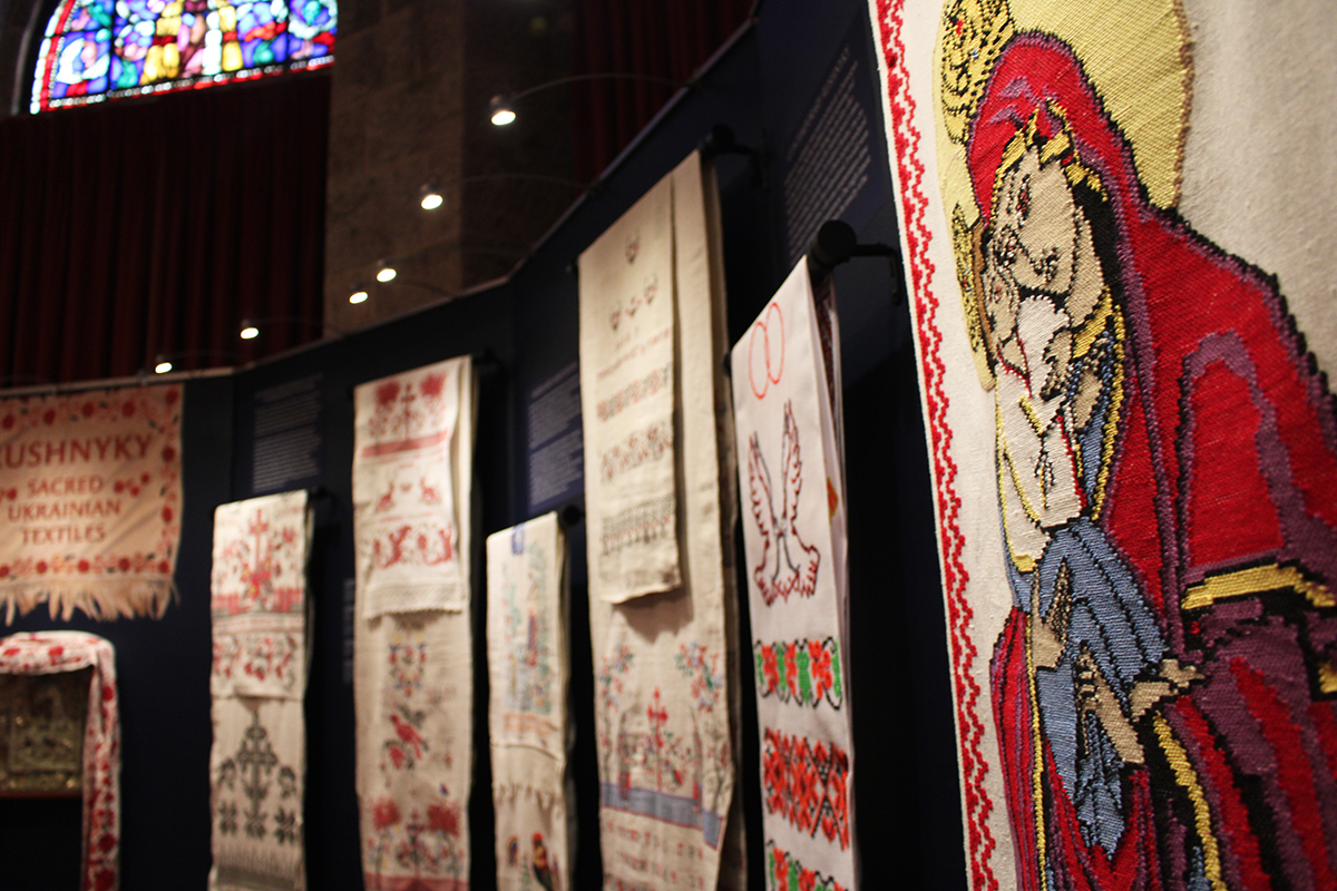 The rushnyky, or sacred Ukrainian textiles