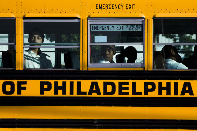 A Philadelphia school bus