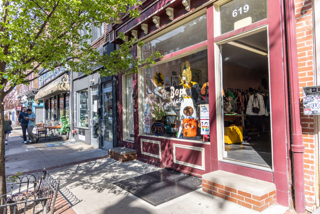 Front of B-Bop Vintage in Philadelphia’s Queen Village