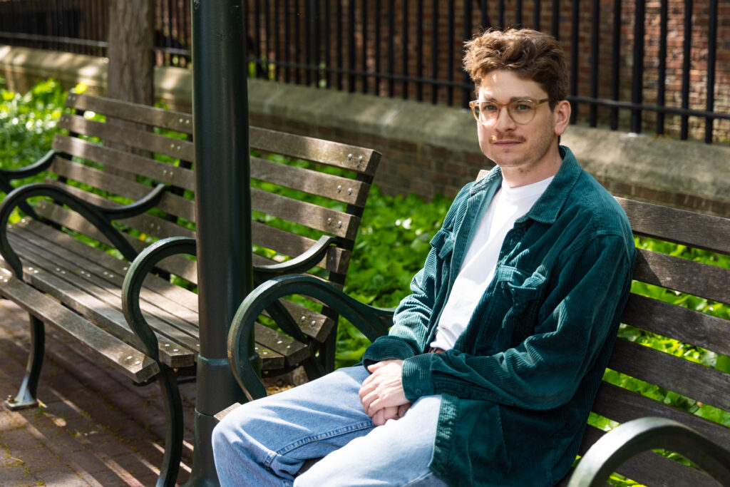 Justin Roncaioli poses for a photograph