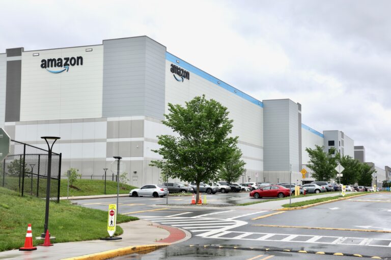 The exterior of the warehouse