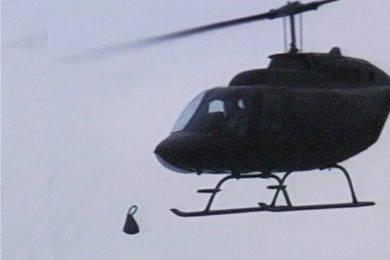 During the MOVE bombing in Philadelphia on May 13, 1985, a Pennsylvania State Police helicopter, flown by Philadelphia Police Department aviators, was used to drop an explosive device on the MOVE house.