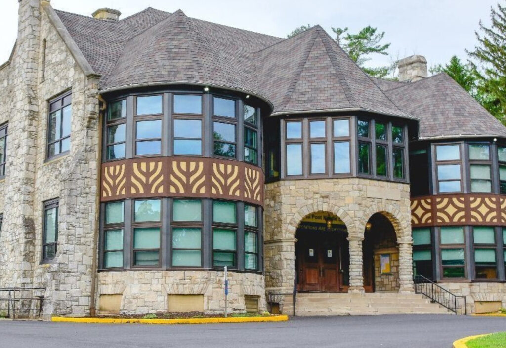 the outside of A. I. du Pont Middle School