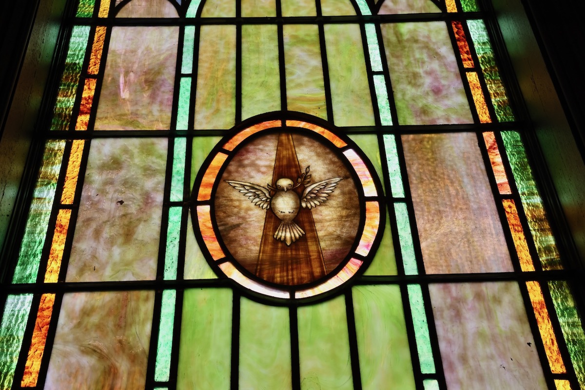 Original stained glass of the Allen AME Church