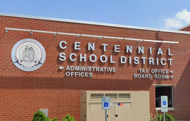 the outside of Centennial School District's administrative offices