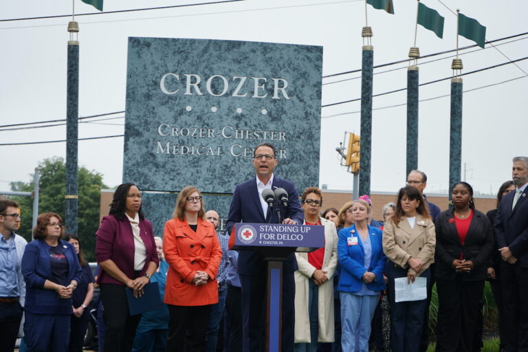 Governor Josh Shapiro speaks at press conference