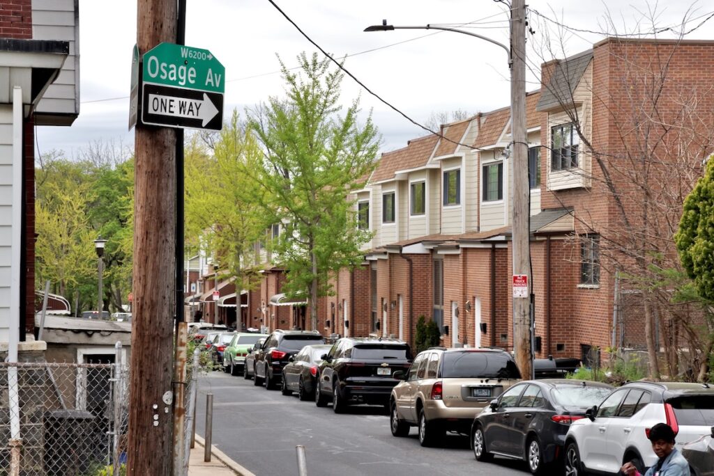 2025 04 21-e lee-philadelphia osage avenue-move bombing memorial osage avenue sign Osage Avenue in Philadelphia