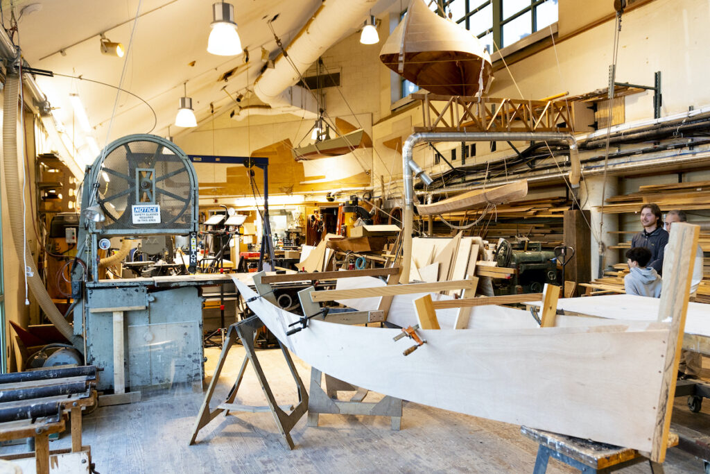 The Seaport Boat Shop at the Independence Seaport Museum