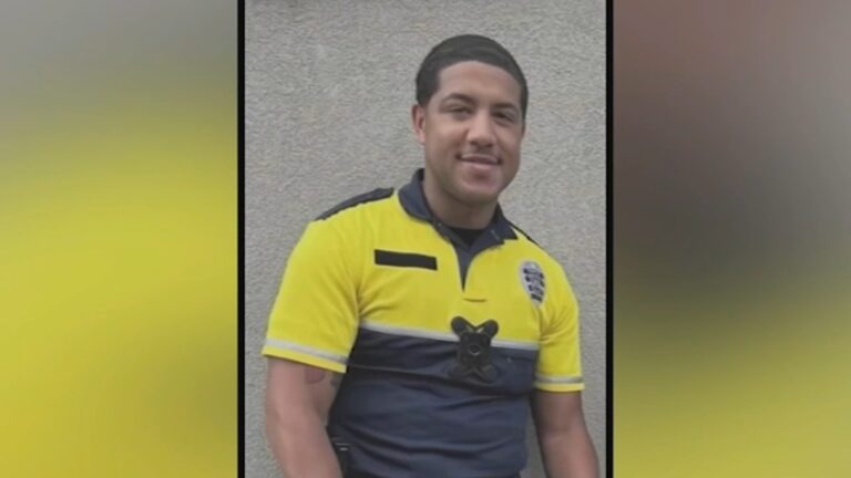 Temple University Police Sergeant Chris Fitzgerald poses for a photo