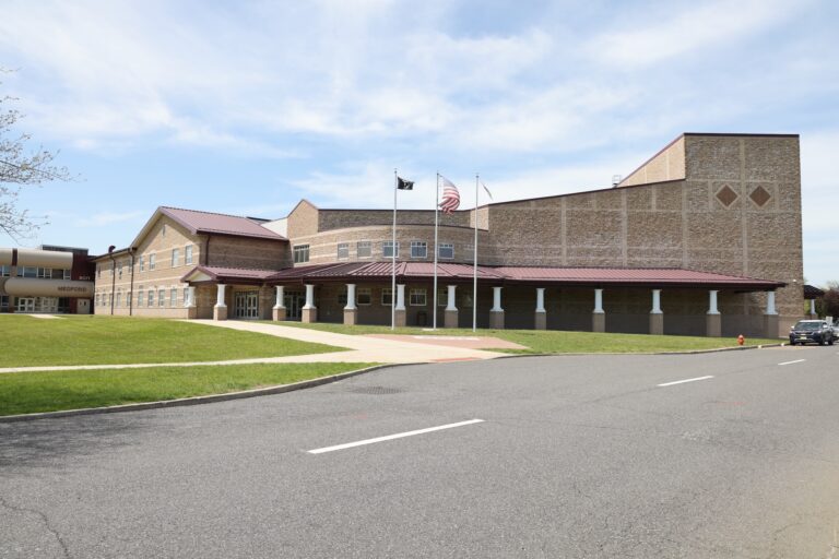 The exterior of the building