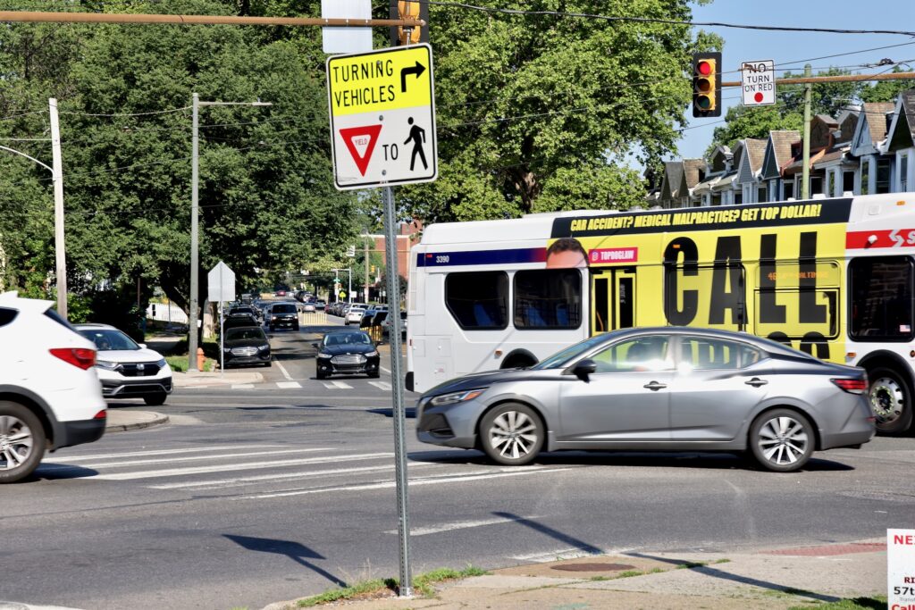 2025 06 25-e lee-philadelphia cobbs creek-dangerous intersection confusion the intersection of Baltimore Avenue, Cobbs Creek Parkway and 58th Street
