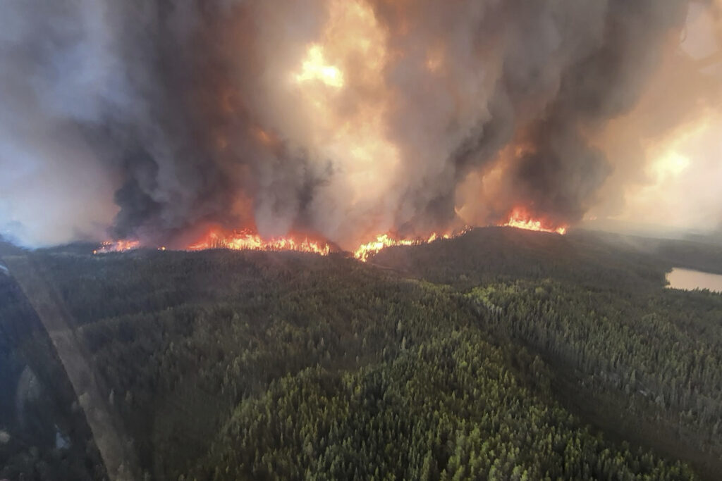 Canada Wildfires Canadian wildfires burning