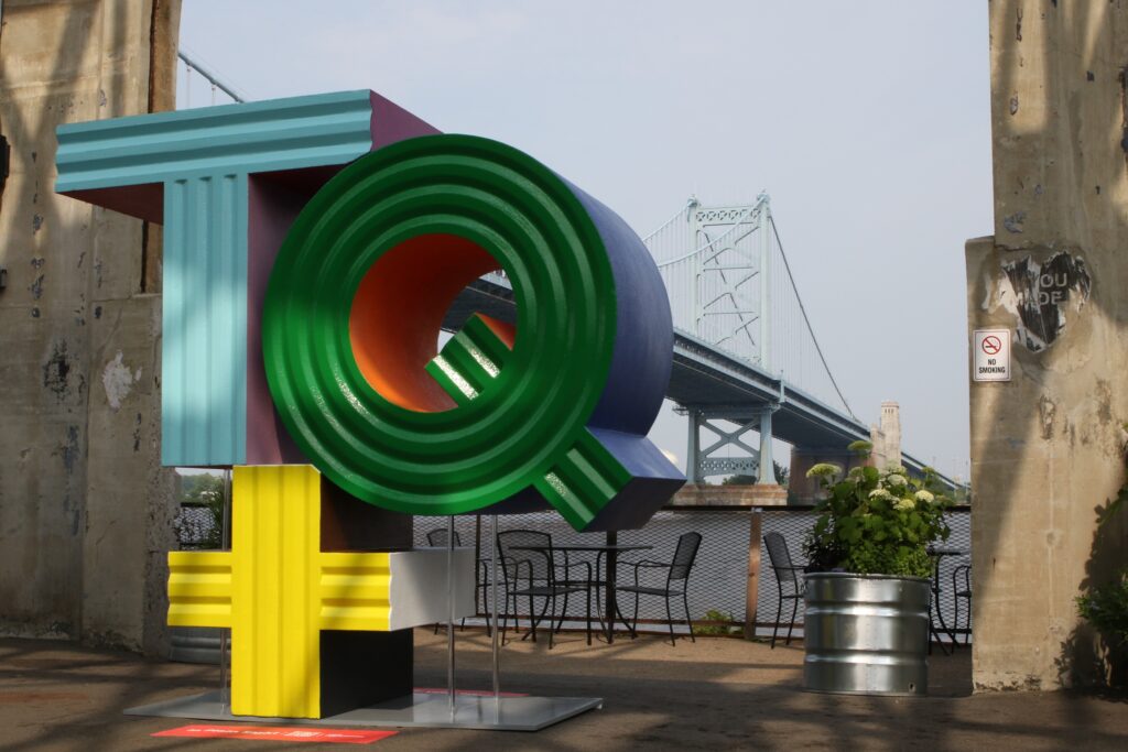 The In Plain Sight sculpture at Cherry Street Pier