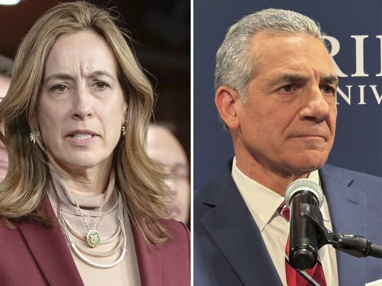 New Jersey governor candidates Rep. Mikie Sherrill, D-N.J., and former Assemblyman Jack Ciattarelli