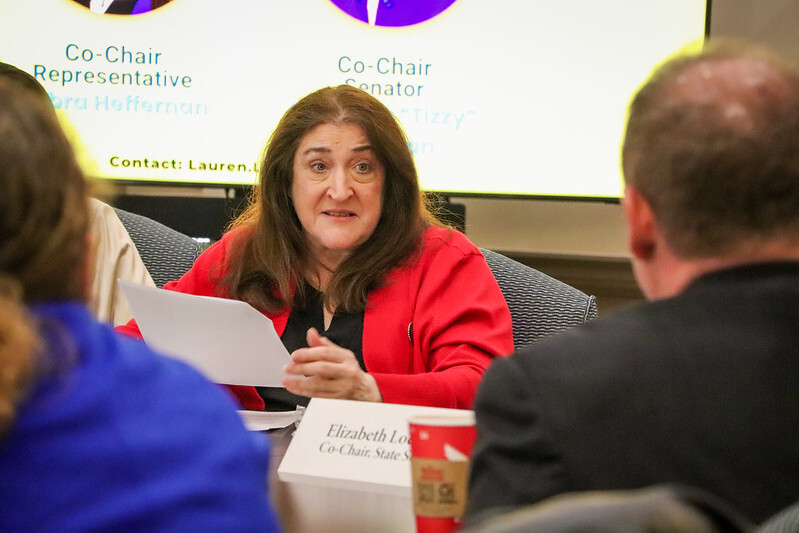 Deborah Heffernan in a meeting