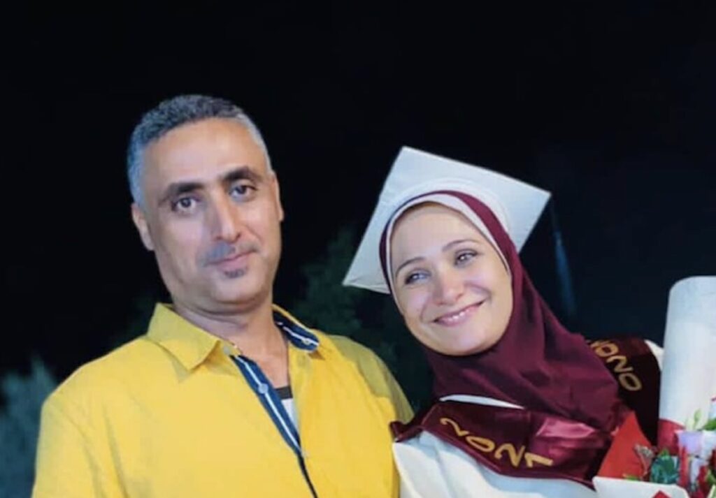 Fatima Mohamed Alshindi Fatima Mohamed Alshindi's husband Monir Mohamed Alshindi died in December 2023 during the Israel-Hamas War. (Courtesy of Fatima Mohamed Alshindi)