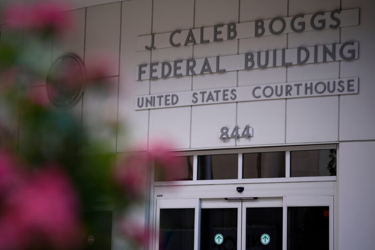 outside the J. Caleb Boggs Federal Building United States Courthouse