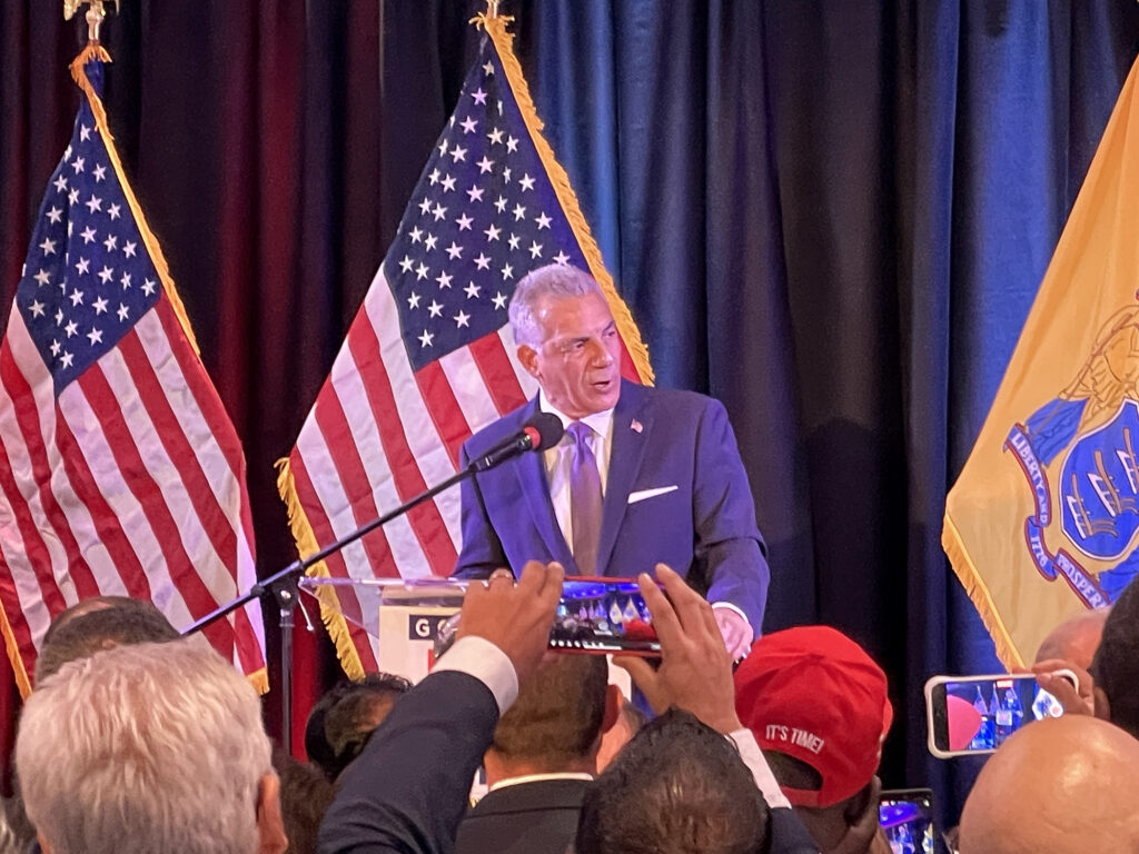 Jack Ciattarelli addresses supporters