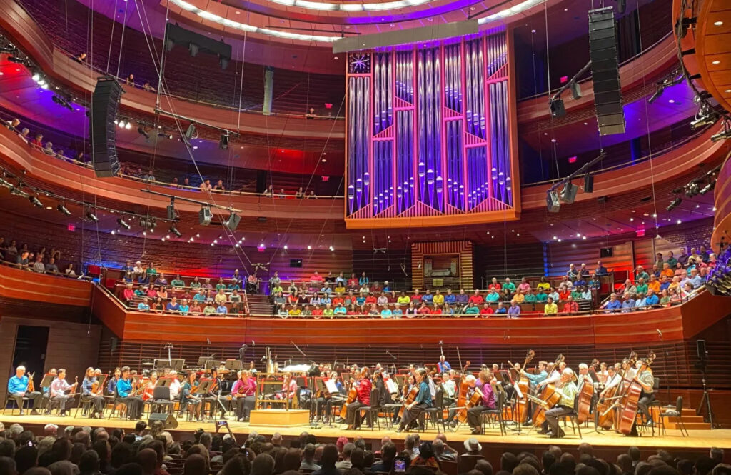 philadelphia-orchestra-pride-concert-june-2025 musicians playing in the Philadelphia Orchestra's Pride Concert