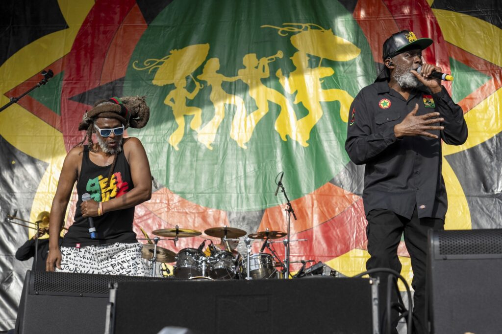 Steel Pulse performing live on stage