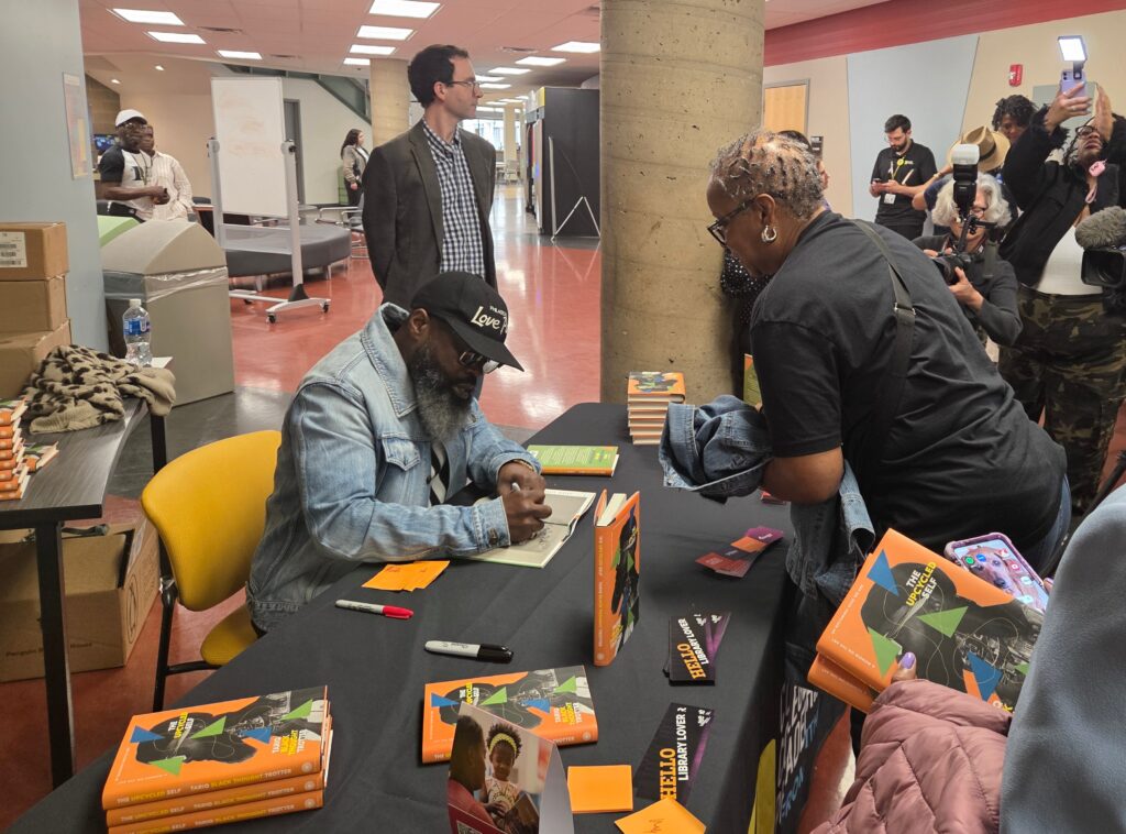 tariq-trotter-book-signing-2025 Tariq Trotter autographs his book at Community College of Philadelphia