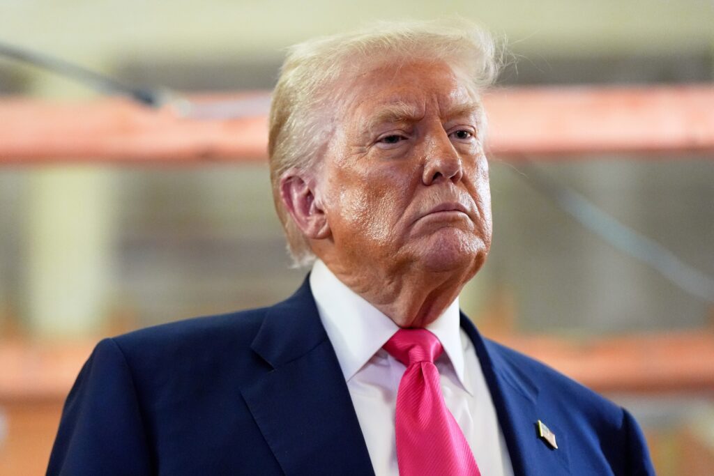 2025-07-24-donald-trump President Donald Trump looks on