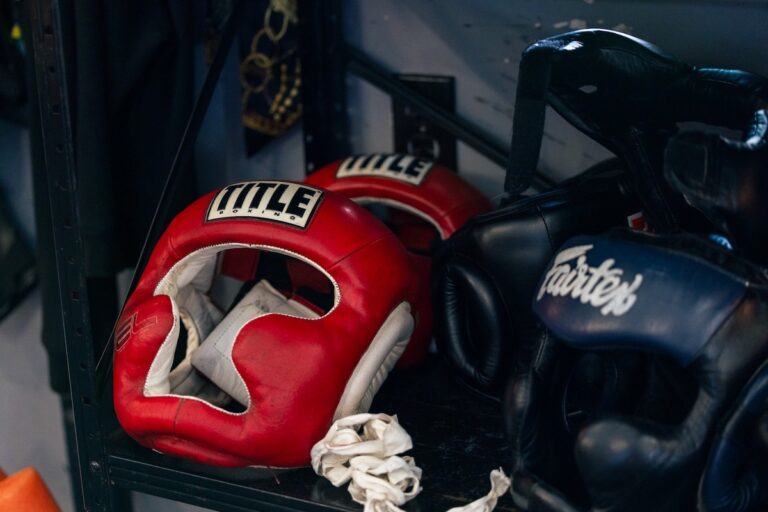 Boxing equipment at Ike Williams Boxing Academy